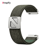 Bracelet tissu magnétique vert 22mm sport pour Samsung Galaxy Watch 46mm
