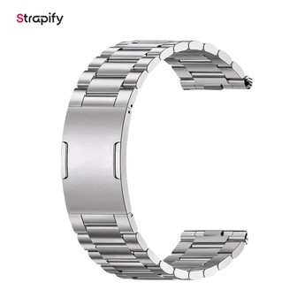 Bracelet titanium classique argent 22mm maillons fins pour Xiaomi Mi Watch
